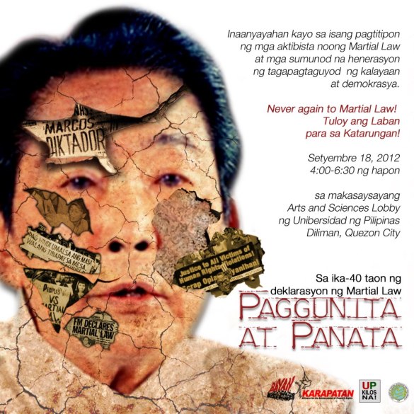 P – Noy sleeping on the job on Marcos Martial Law Victims’ Compensation Board. Seven months of inaction since law was signed. Hoy GISING!