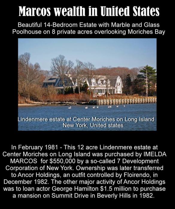 Flashback (long before Napoles): Marcos Wealth in the United States HTTP://BALITANGBALITA.COM/ #NAPOLES #PINAS #PHILIPPINES #BALITA #PORKBARREL #PDAF #PILIPINAS #BENHURLUY #JANETNAPOLES #MILLIONPEOPLEMARCH‪ #‎SCRAPPORK‬‪ ‪#‎ABOLISHPORK #scrapthepork