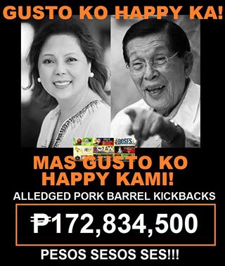 Plunder-charged former Juan Ponce Enrile GF (girl friday) back in RP. To tell all on JPE or to join JPE in lying through their teeth.