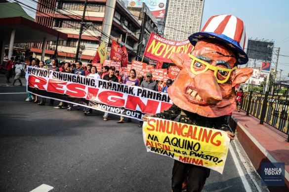 Noynoy Out Now! March 20 rally (Mendiola) #NasaanAngPangulo #NoynoyResign #P-NoyOutNow #SAF44 #Mamasapano