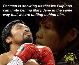 Before Manny Pacquiao's fight of the century against undefeated Floyd Mayweather, Manny took time out to plead for the life of Mary Jane Veloso, sentenced to die in Indonesia for drug related charges. tweet #SaveMaryJaneVeloso
